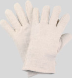 Baumwoll-Jersey-Handschuhe, rohweiß